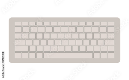 keyboard computer isolated icon vector illustration design