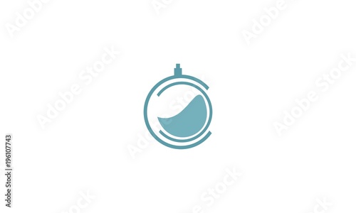 Fragrance or Perfume Logo Design. Luxury, Elegant, and Premium Logo, Perfume logo design with creative concept Premium Vector