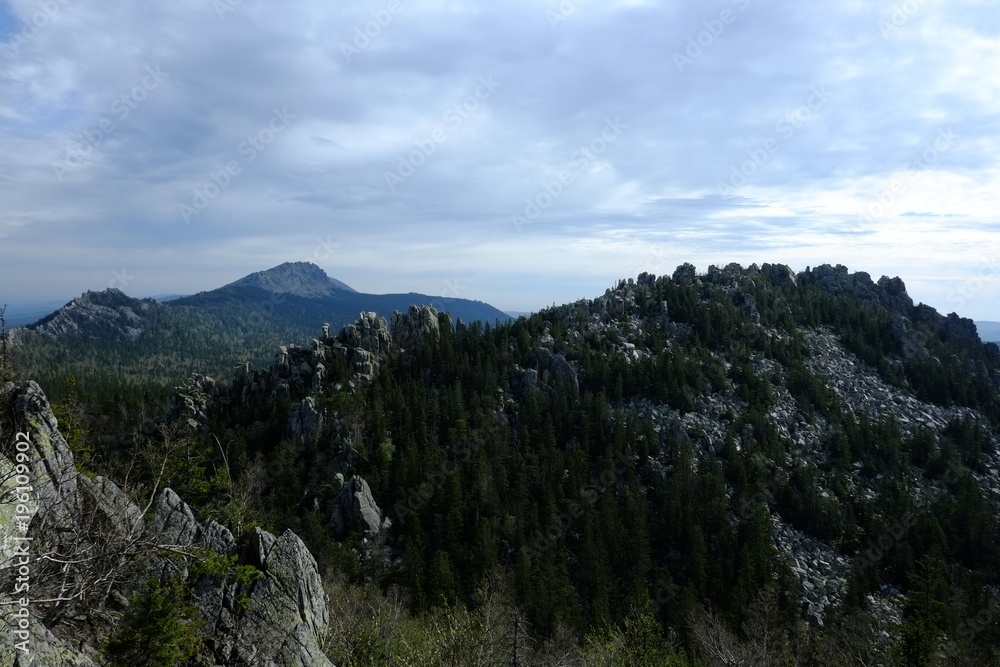 The Mountains Of The Southern Urals. The Ridge Taganay The Mountains Of The Southern Urals. The Ridge Taganay