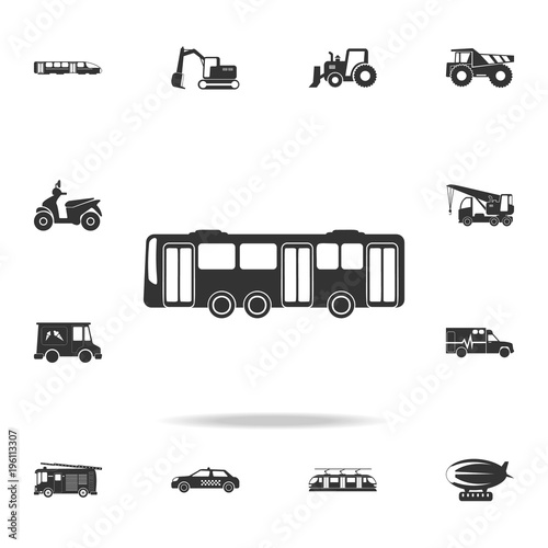 Bus Icon. Detailed set of transport icons. Premium quality graphic design. One of the collection icons for websites, web design, mobile app