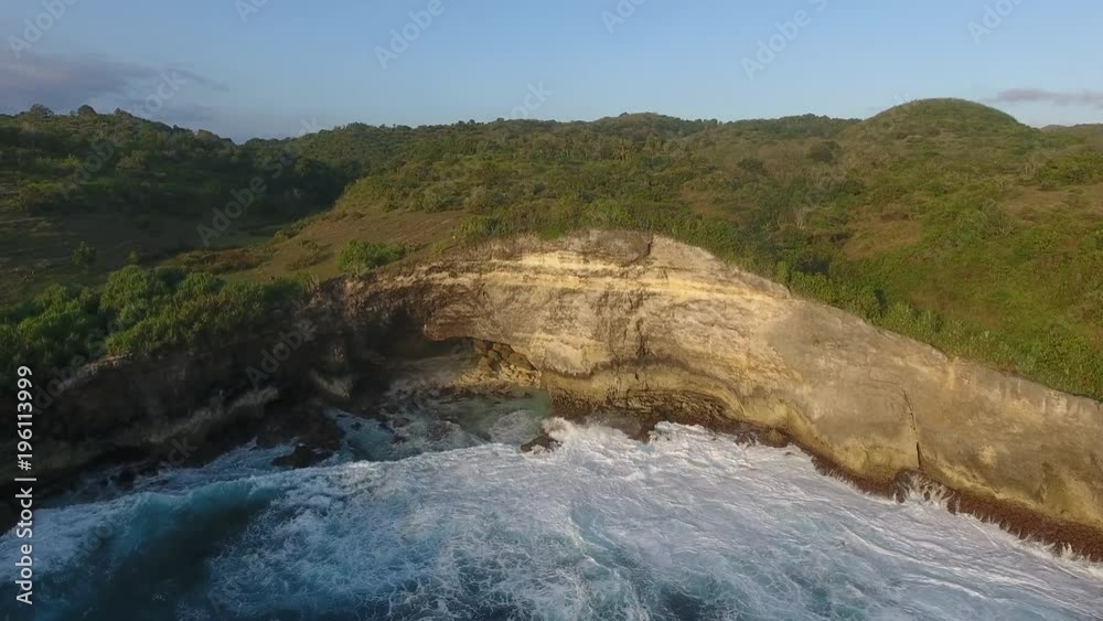 Coastal Cliffs in Bali Indonesia Coastal Cliffs in Bali Indonesia