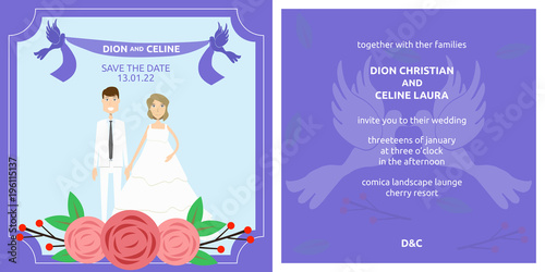 Template Wedding Invitation