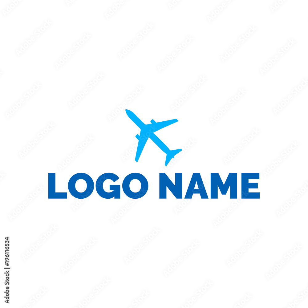 The plane logo, icon