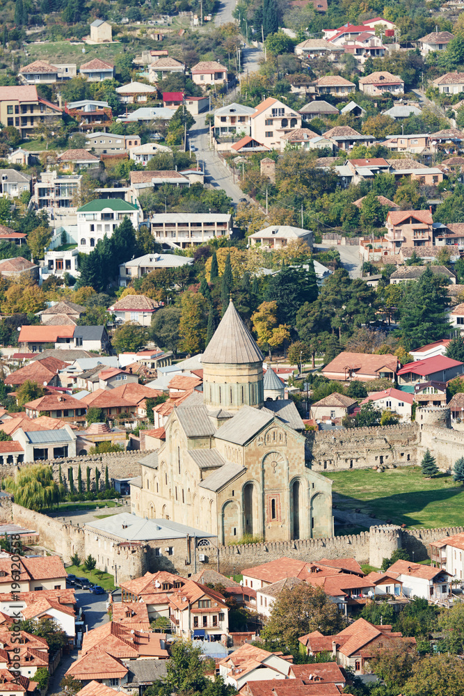 Fototapeta premium Svetitskhoveli Christian orthodox cathedral church in Mtskheta, Georgia
