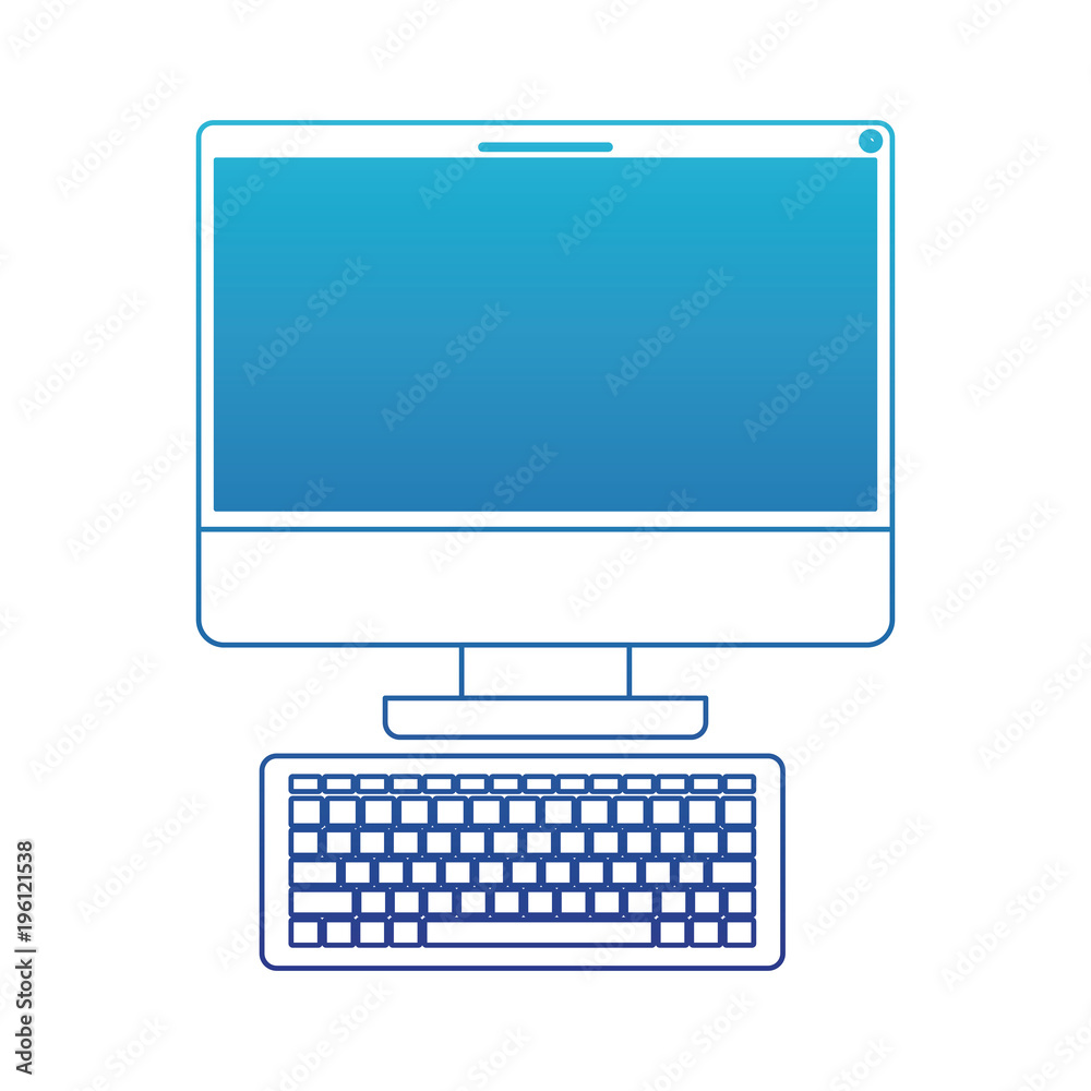 computer desktop isolated icon vector illustration design computer desktop isolated icon vector illustration design