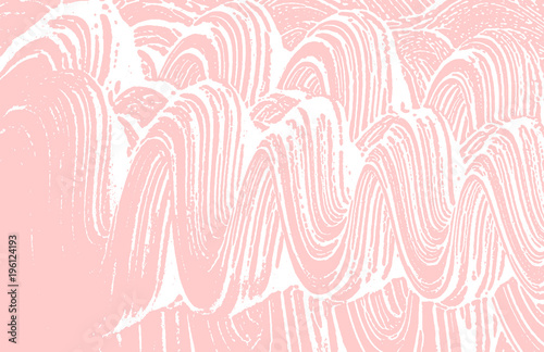 Natural soap texture. Actual millenial pink foam trace background. Artistic uncommon soap suds. Cleanliness, cleanness, purity concept. Vector illustration.