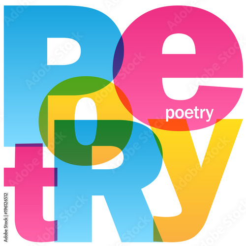 POETRY Colourful Letters Icon photo
