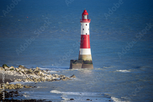 View of beachy Head Lighthouse, Eastbourne, East Sussex, England © David EP Dennis 