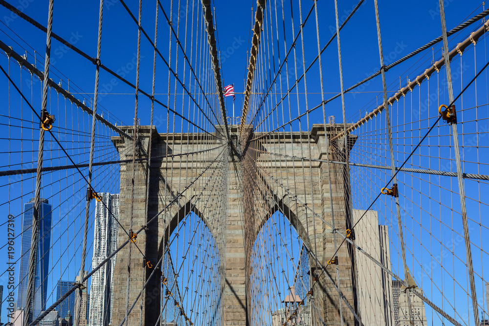 Fototapeta premium usa nowy jork brooklyn bridge