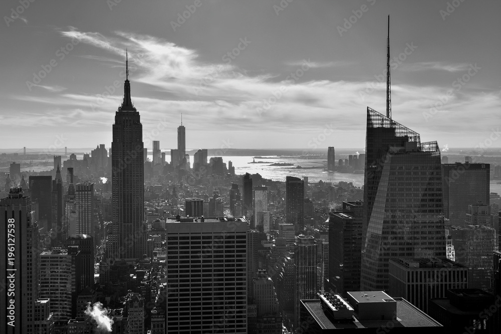 usa new york skyline buildings