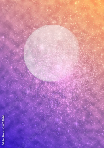 Moon Mond Vollmond Galaxie Magie