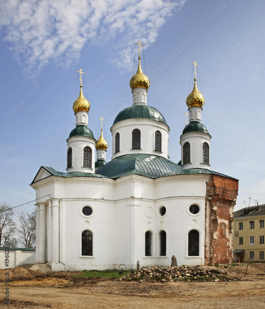Church of Feodorovskaya Icon of Mother of God in Uglich. Yaroslavl oblast. Russia  