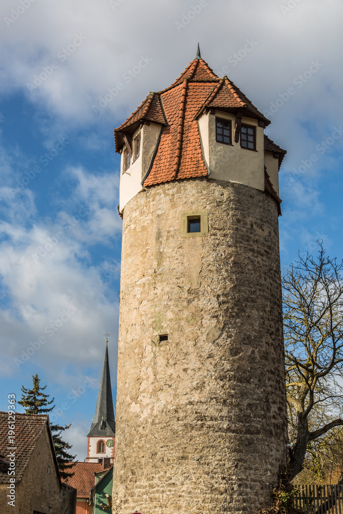 Turm von einer Stadtmauer