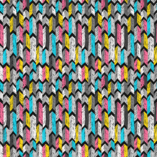 Tribal pattern. Ethnic print. Aztec. Abstract fabric. Cloth design. Style. Boho. Tie dye. Hippie. Spiritual fashion. Seamless. Fashion. Stylish textile. Boho homespun. Hand drawn seamless vector.
