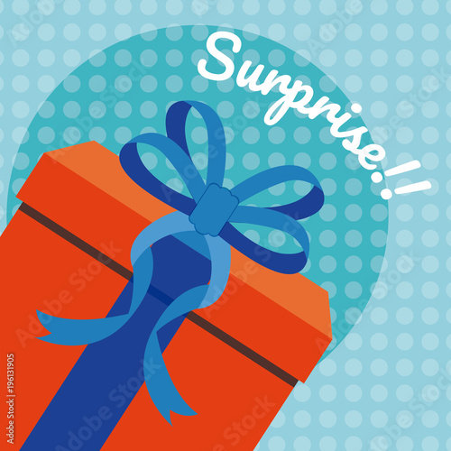 Gift box surprise card