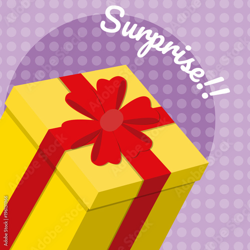 Gift box surprise card