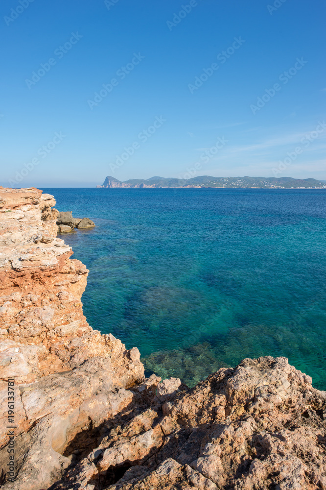 Bassa beach on the island of Ibiza, Balearic Islands