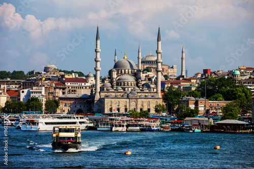 Istanbul Eminonu District City Skyline
