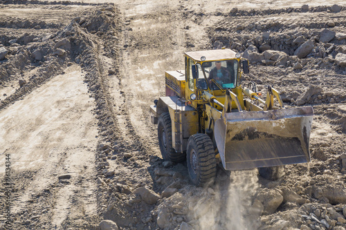 loader sand construction