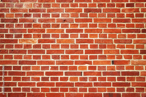 Old red brick wall background or wallpaper