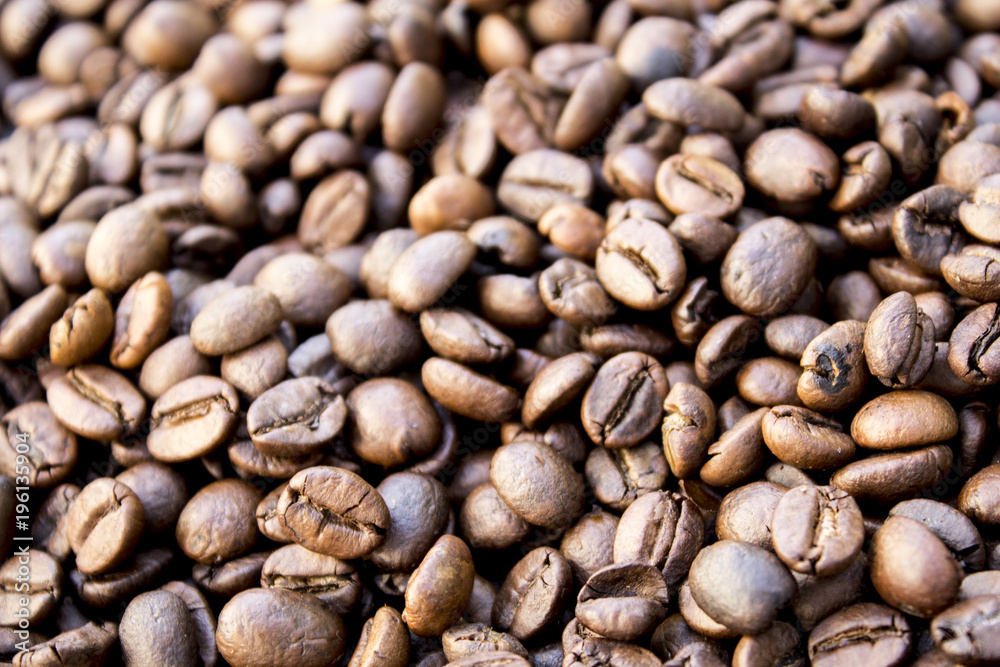 roasted coffee beans, can be used as a background roasted coffee beans, can be used as a background