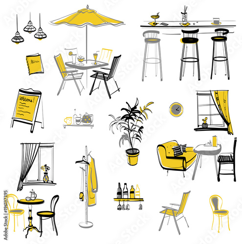 interior details cafe