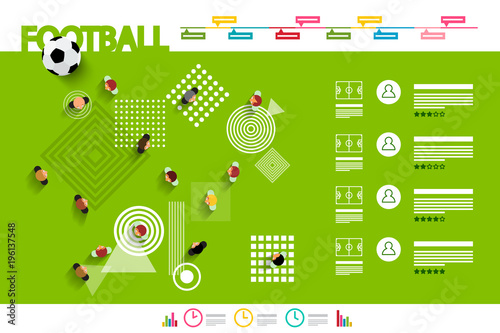 Football Infographic - Vector