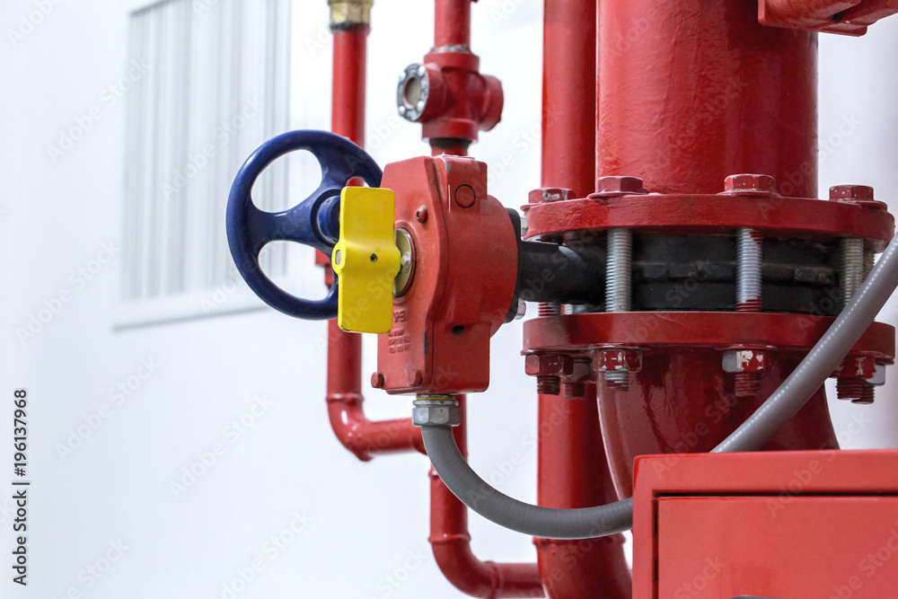 Red Fire Hydrant System or Industrial fire control system Extinguishers Red Fire Hydrant System or Industrial fire control system Extinguishers