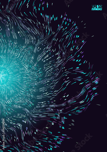 Abstract star background with defocused lights. Eps10 Vector illustration.