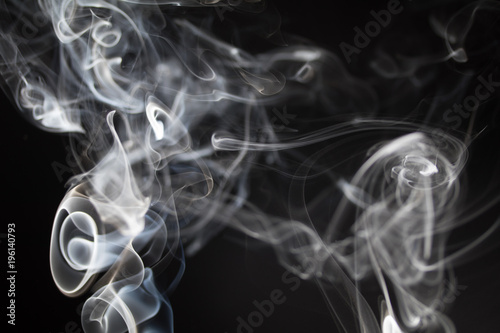 smoke pattern/ pattern of smoke on a black background