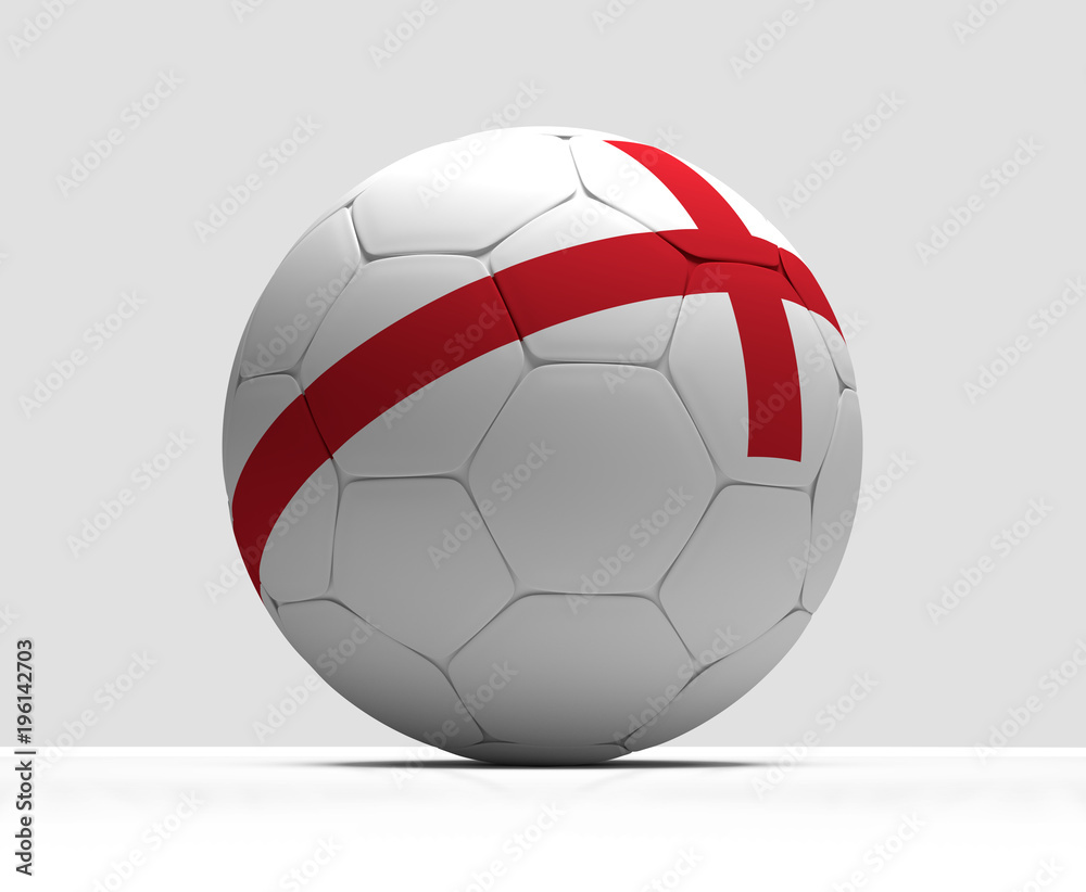 England english soccer football 3d rendering England english soccer football 3d rendering