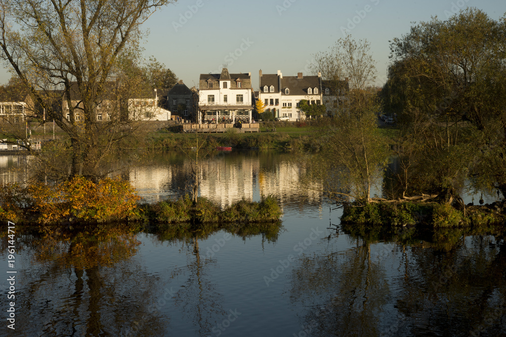 Gezicht op Eijsden in zuid-limurg