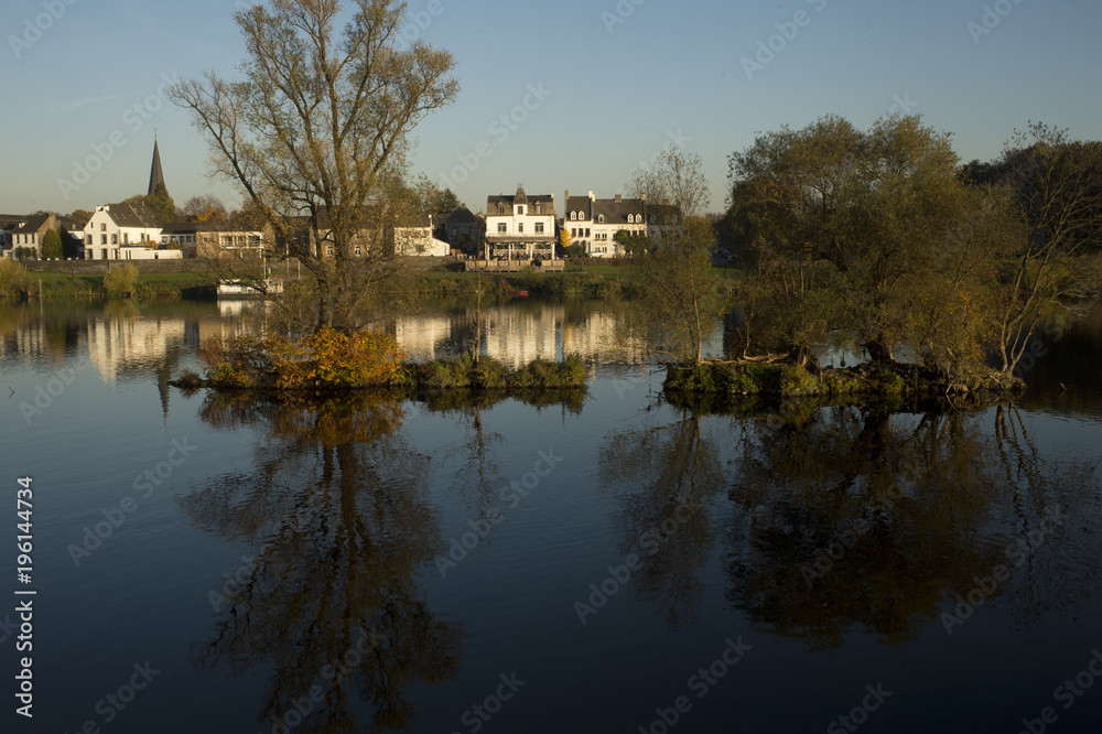 Gezicht op Eijsden in zuid-limurg