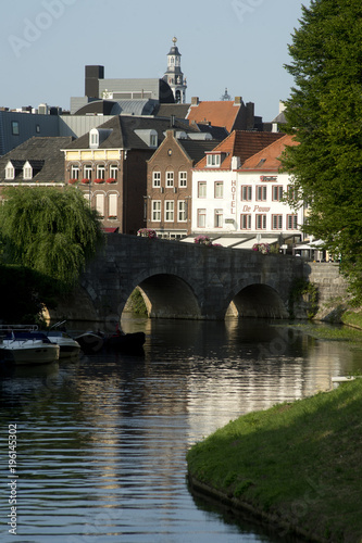 zicht op het centrum van Roermond, Limburg