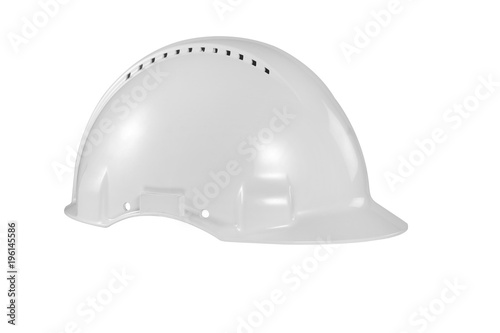 Helmet builder ,Engineer helmet on a white background