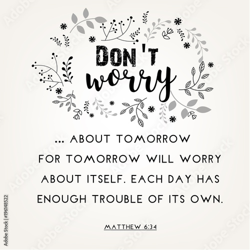 Bible quote verbs in floral wreath vector design