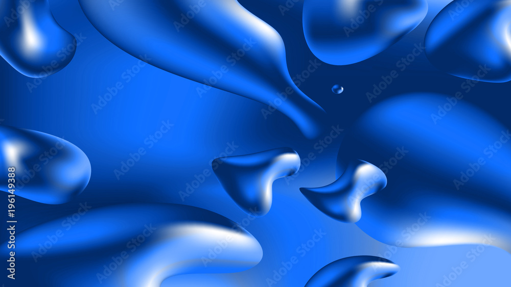 Background liquid. Background colorful abstract holographic 3D gradient for  web, packaging, poster, Billboard, cover, Wallpaper, presentation. A  flowing liquid, flow of water. Raster illustration. Stock Illustration |  Adobe Stock