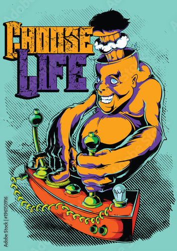 Choose life illustration