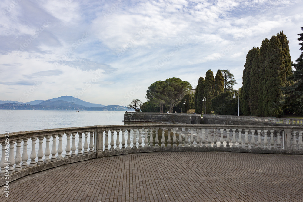 A particular view of Lago Maggiore, Italy