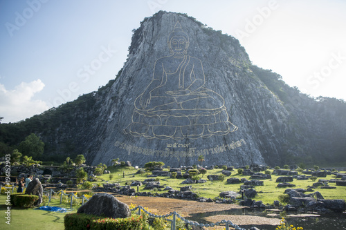 THAILAND PATTAYA BUDDHA CLIFF KHAO CHEE CHAN photo