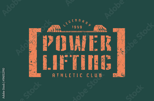 Emblem of the powerlifting club