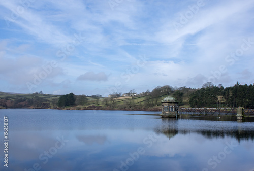 Fototapeta Naklejka Na Ścianę i Meble -  Lower Laithe Reservoir, Howarth, West Yorkshire, England