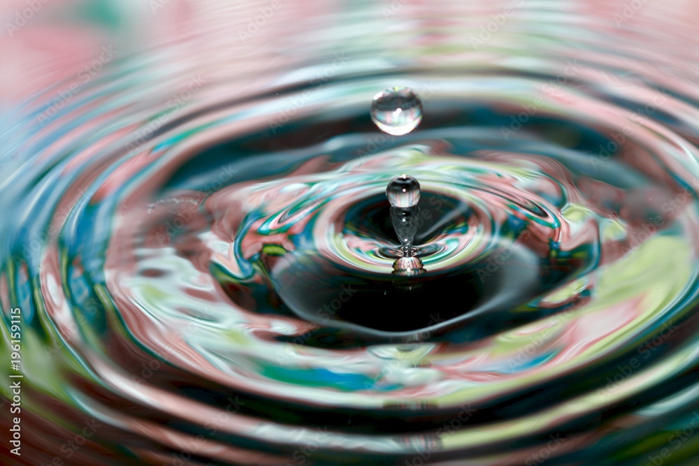 Coloured water droplet close up composition photography Coloured water droplet close up composition photography