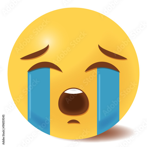 Emoji heulend - 3D