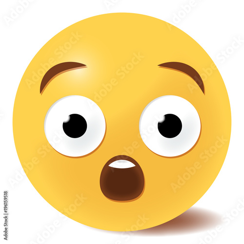 Emoji staunend - 3D