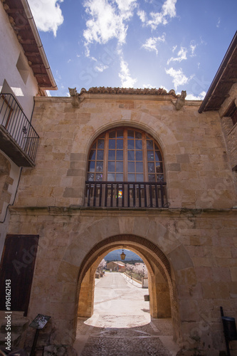 Town of Monroyo in the Mantarraya region of Spain Aragón Teruel photo