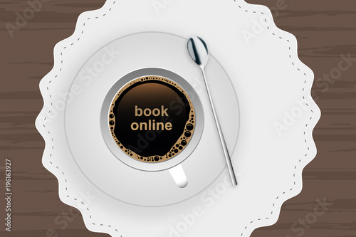 Kaffeetasse mit Untertasse - book online