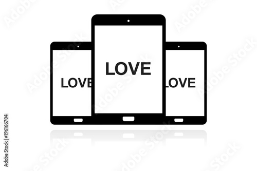 Tablet Banner - App - Liebe