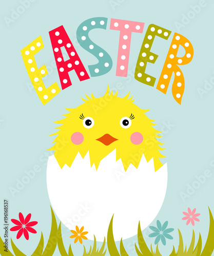 Easter greeting card.