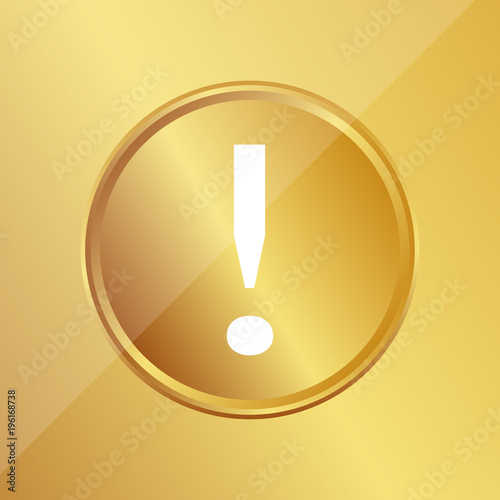 Gold Medaille - Ausrufezeichen
